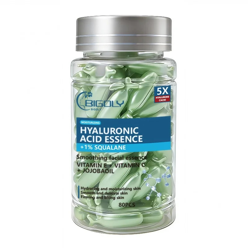 Hyaluronic Acid Moisturizing Facial Serum Capsules