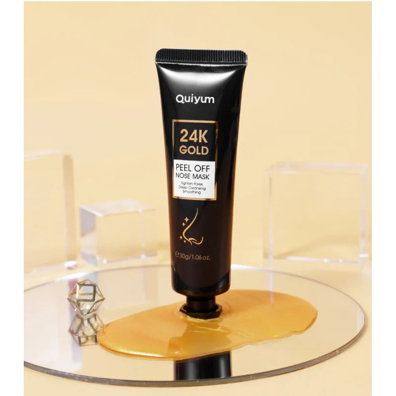 24K Gold Deep Cleansing Pore Peel-Off Nose Mask - 3
