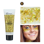 Waterproof Face and Body Glitter Sequin Gel