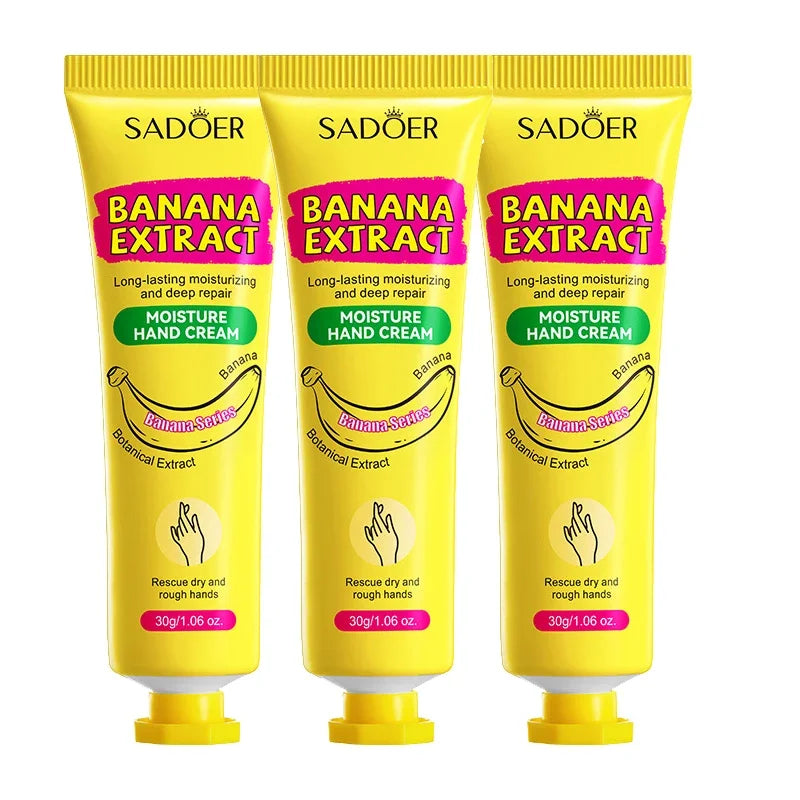 Banana Moisturizing Hand Cream Trio for Soft Dry Skin - 13