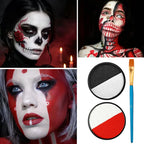 Dual-Split Water-Based Face and Body Paint Set