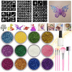DIY Glitter Temporary Tattoo Kit for Kids and Adults