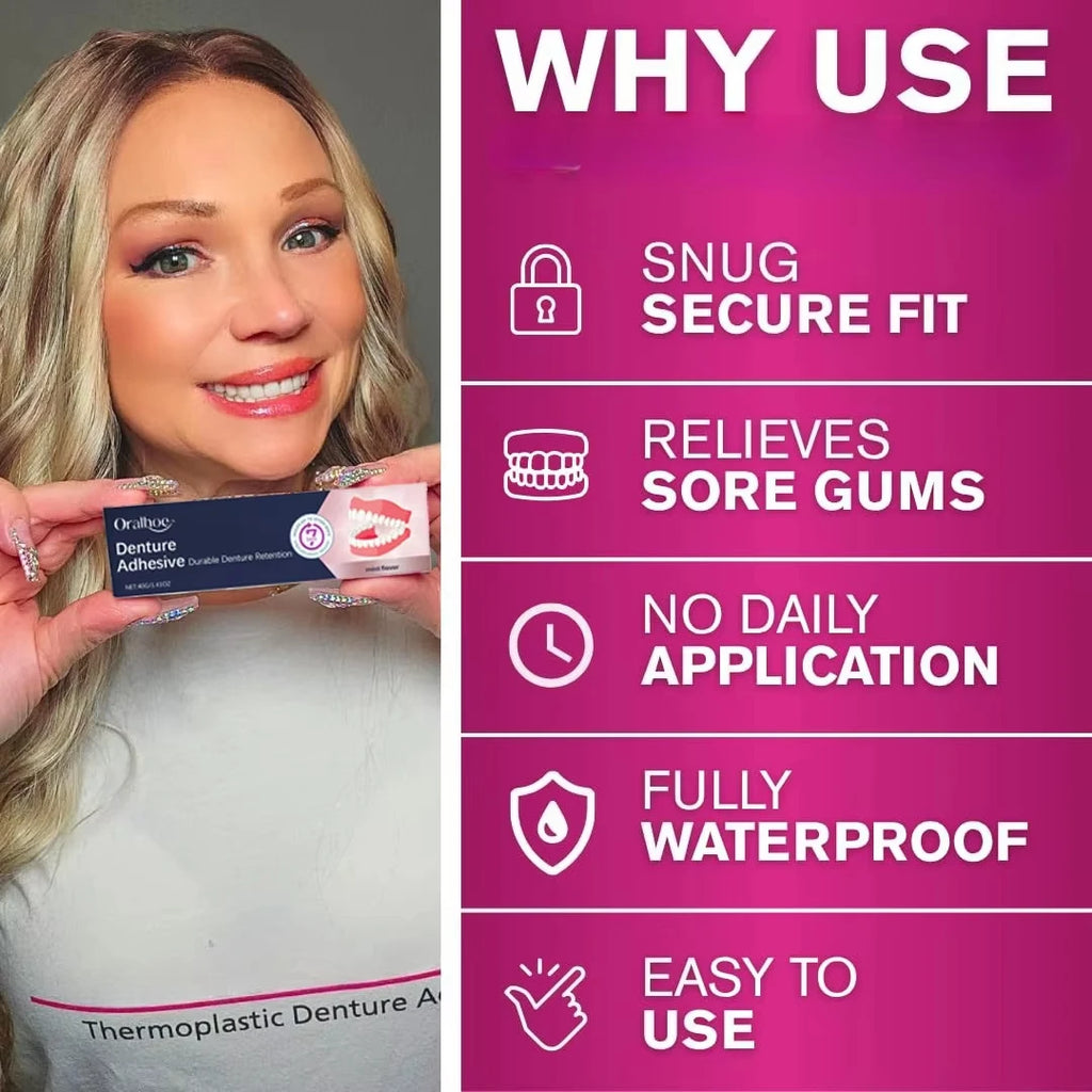 Thermoplastic Denture Adhesive Cushioning Liner