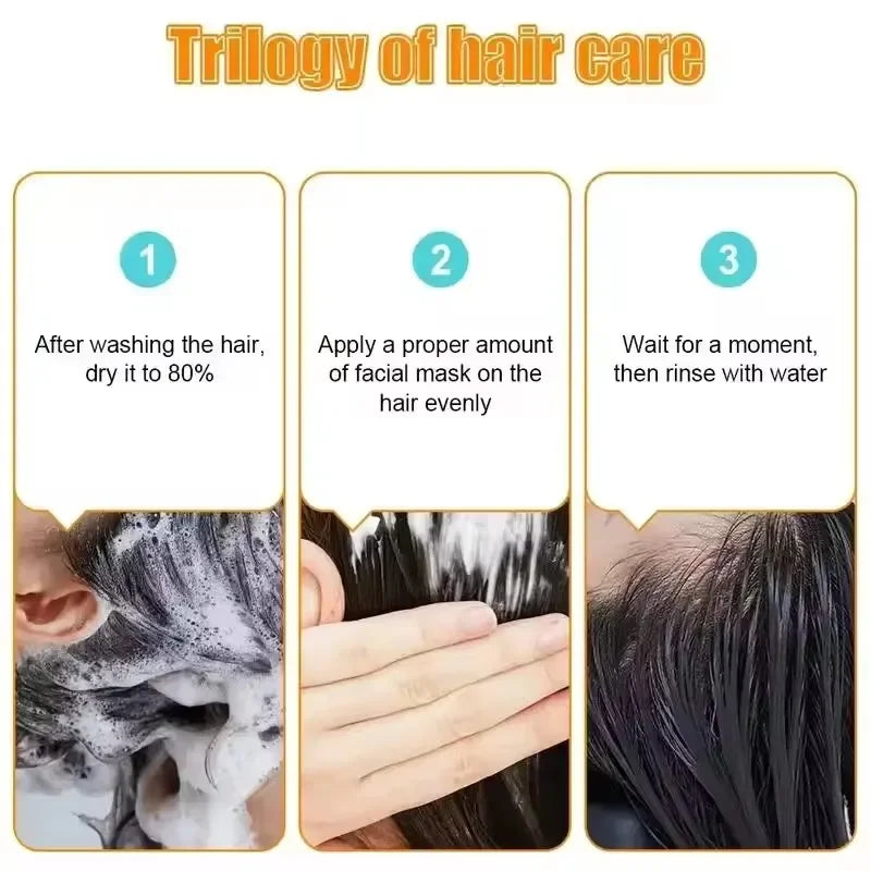 Deep Nourishing Rice Extract Hair Repair Mask - 5