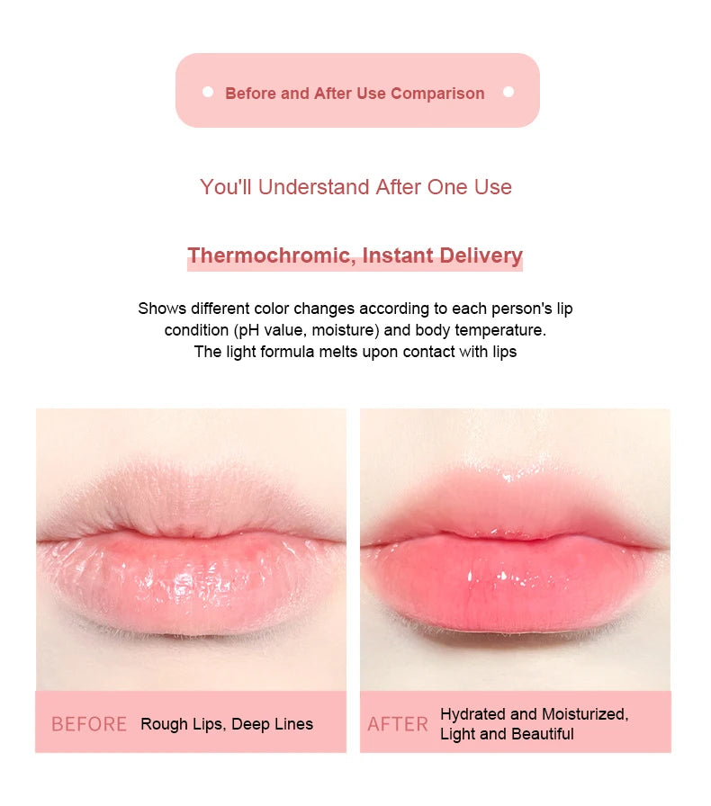 Color-Changing Pudding Moisturizing Lip Balm