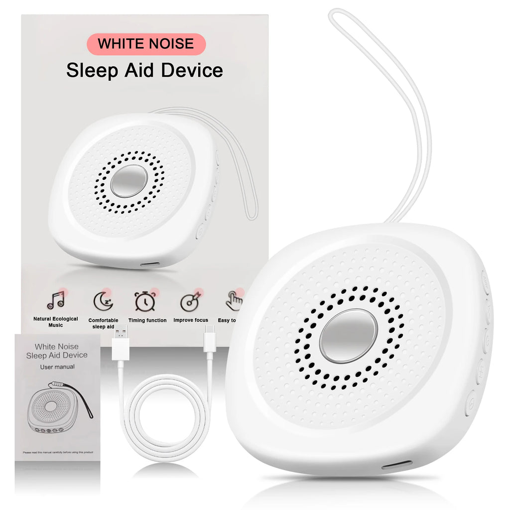Portable White Noise Sound Machine for Sleep and Travel