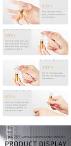 24K Gold Anti-Aging Ampoule Serum for Youthful Radiant Skin