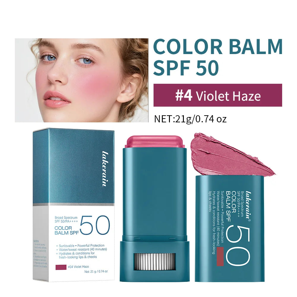 Hydrating SPF 50 Sunscreen Blush Balm Stick