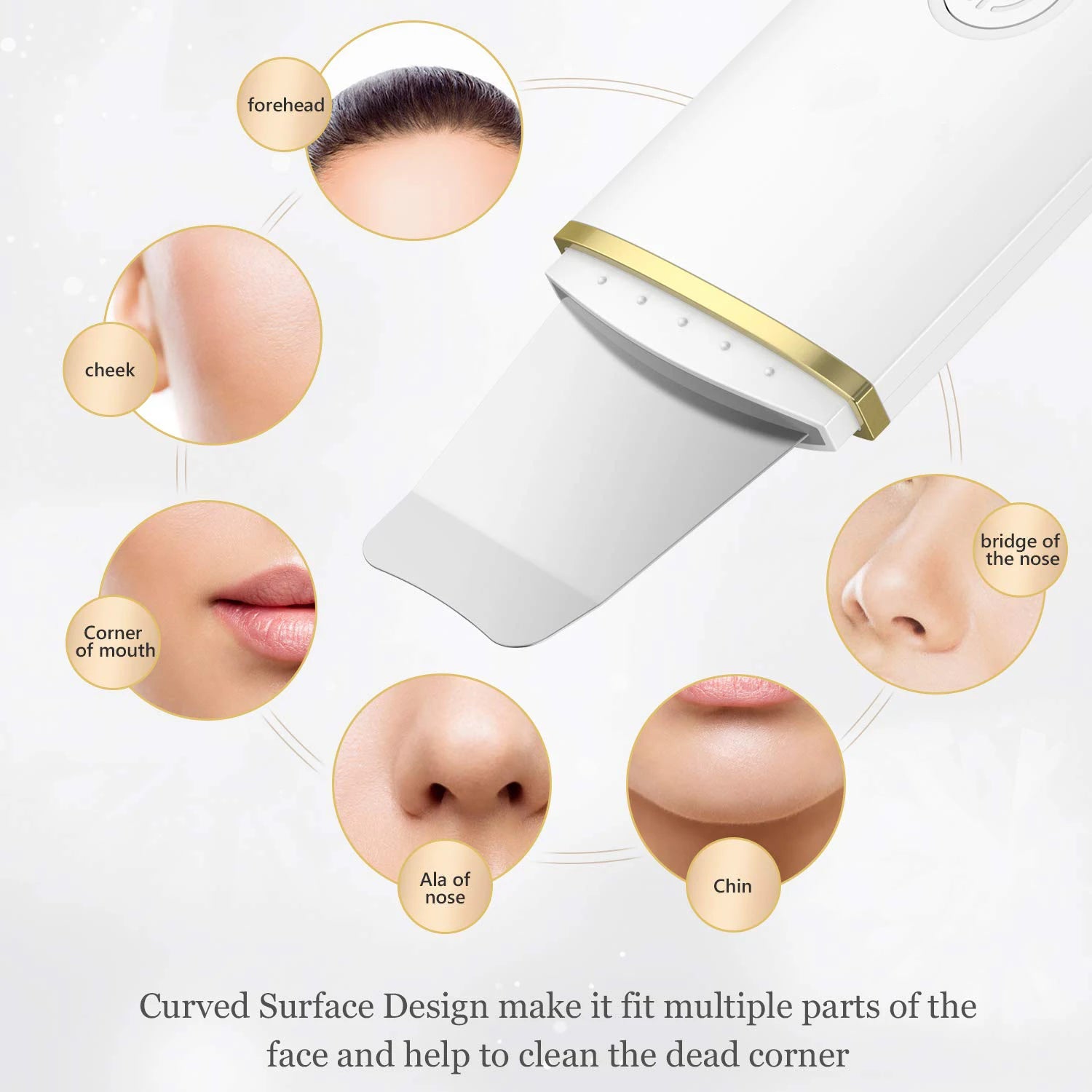 Ultrasonic Facial Skin Scrubber and Pore Cleanser - 2