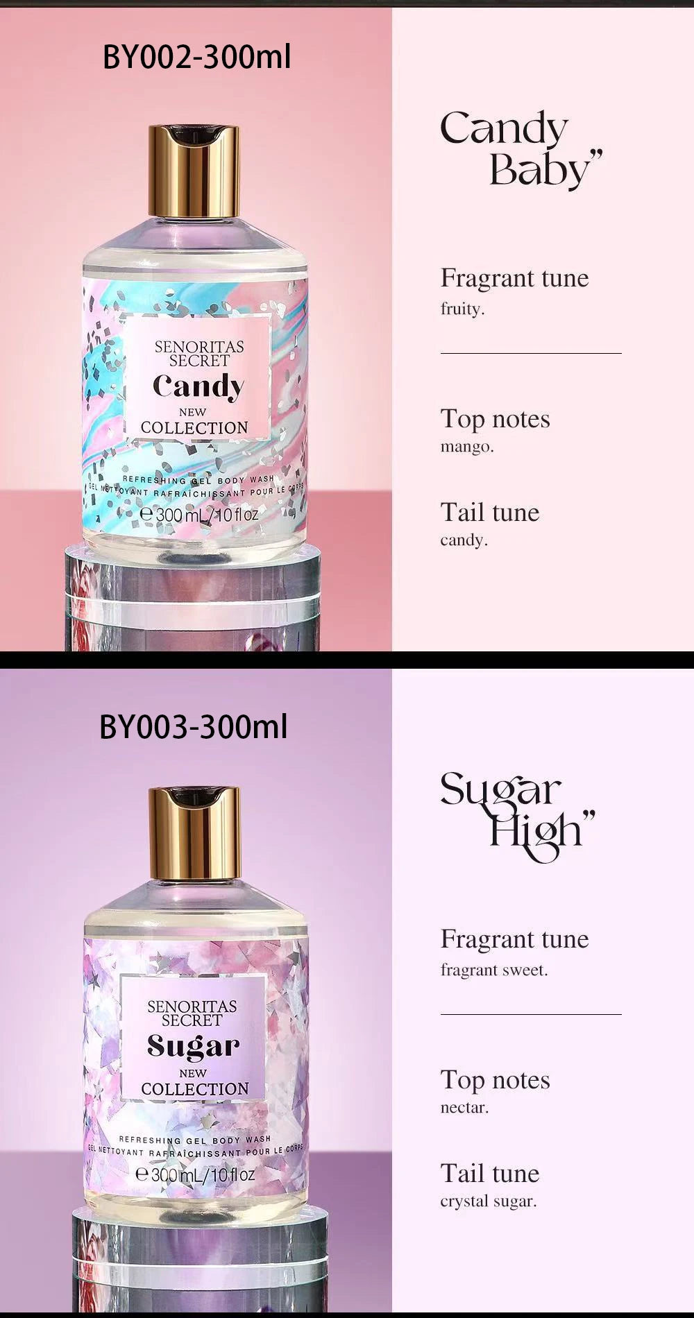 Long-Lasting Fragrance Perfumed Shower Gel