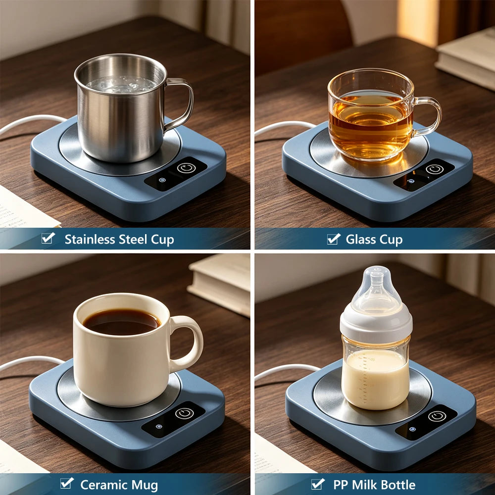 Electric Constant Temperature Beverage Mug Warmer Coaster - 9