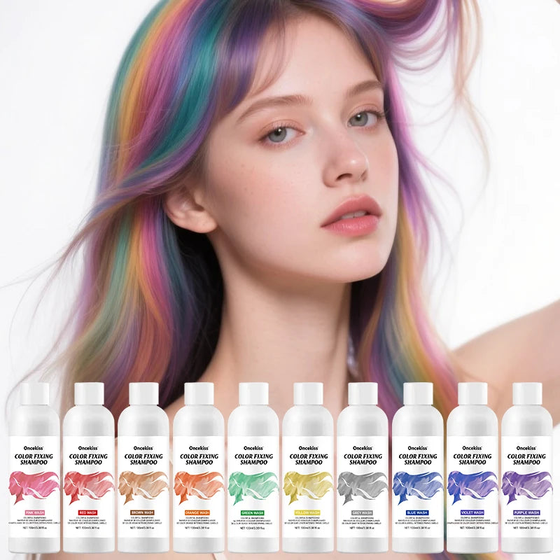 Color Depositing Semi-Permanent Hair Dye Shampoo - 7