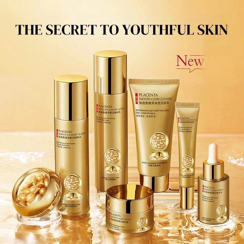 Placenta Nourishing 7-Piece Facial Skincare Set