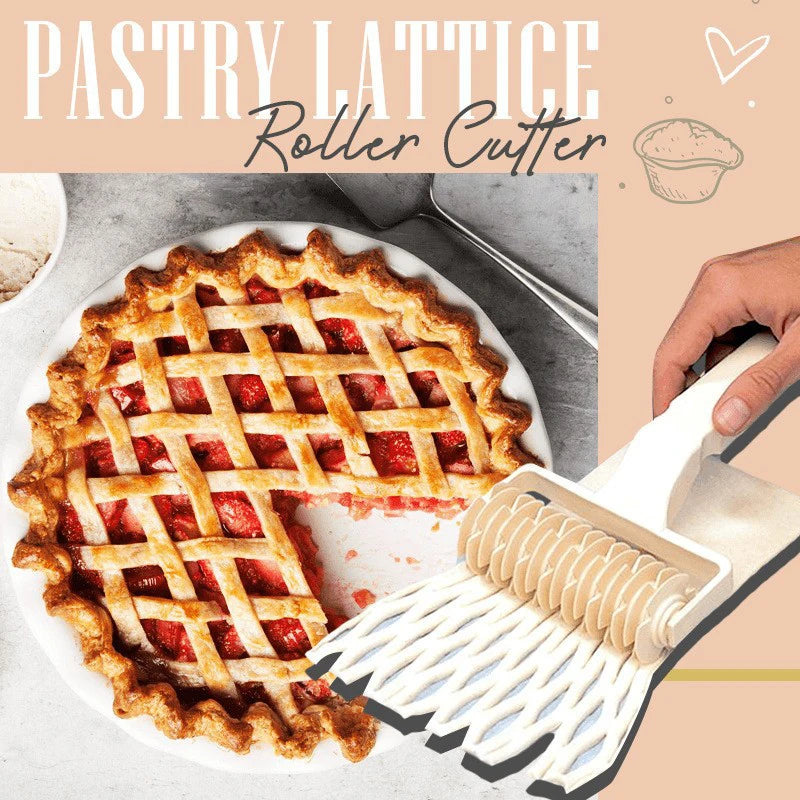 Lattice Pastry Roller Cutter for Baking