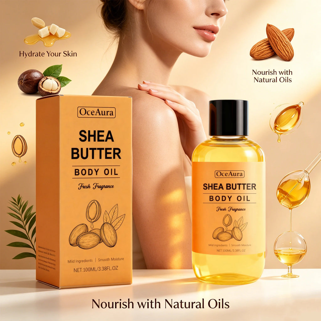 Nourishing Shea Butter Body Oil for Dry Skin