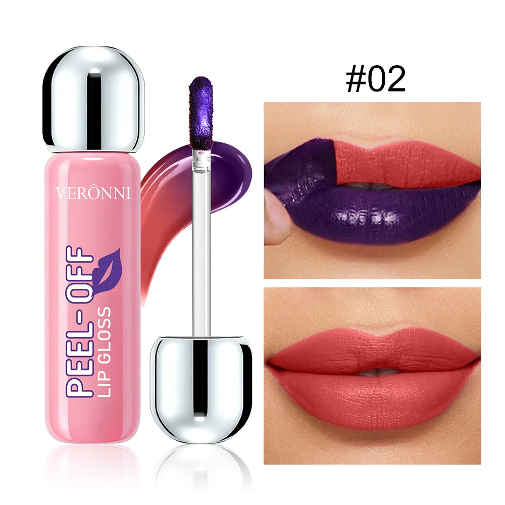 Long-Lasting Peel-Off Matte Liquid Lipstick