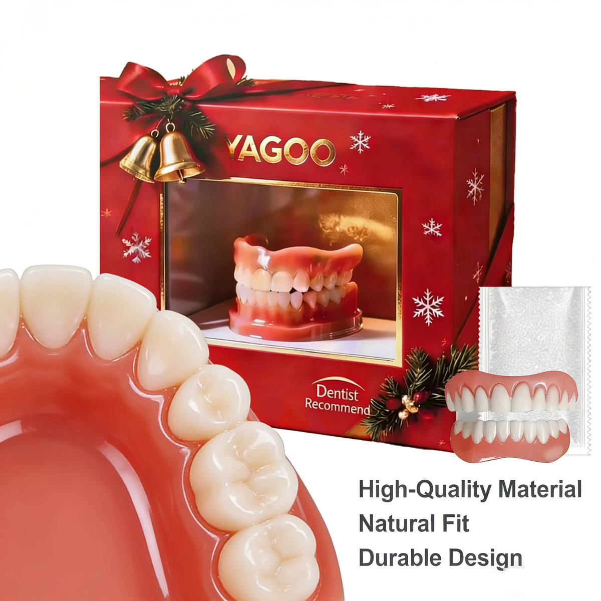 Instant Silicone Smile Veneers for Natural Looking Teeth
