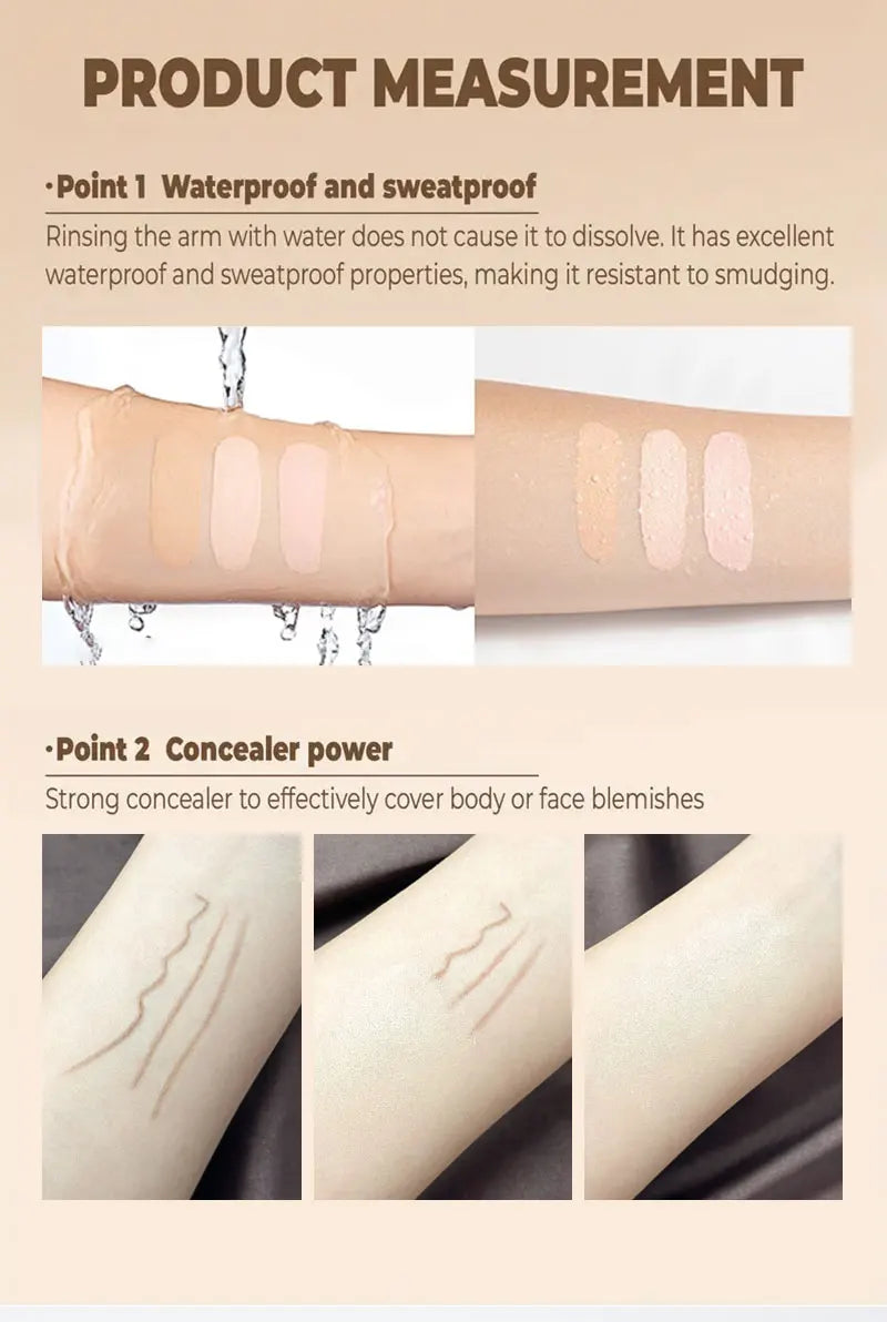 15-Color Professional Face Concealer and Contour Palette - 12