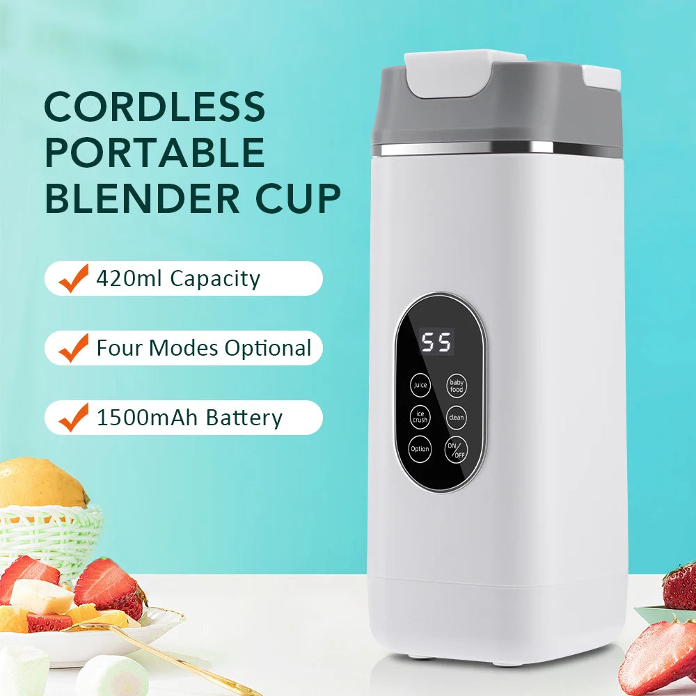 Portable 12-Blade Electric Juicer Cup - 7