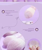 10-Piece Professional Soft Makeup Brush Set