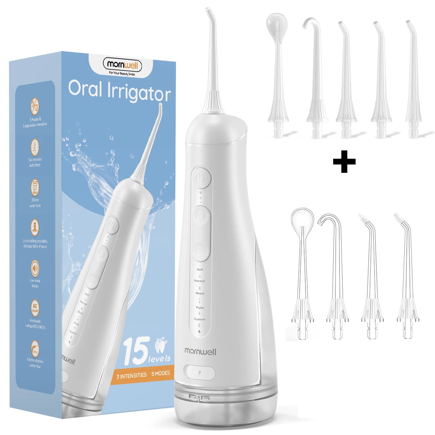Portable Cordless Water Flosser for Teeth and Braces - 19