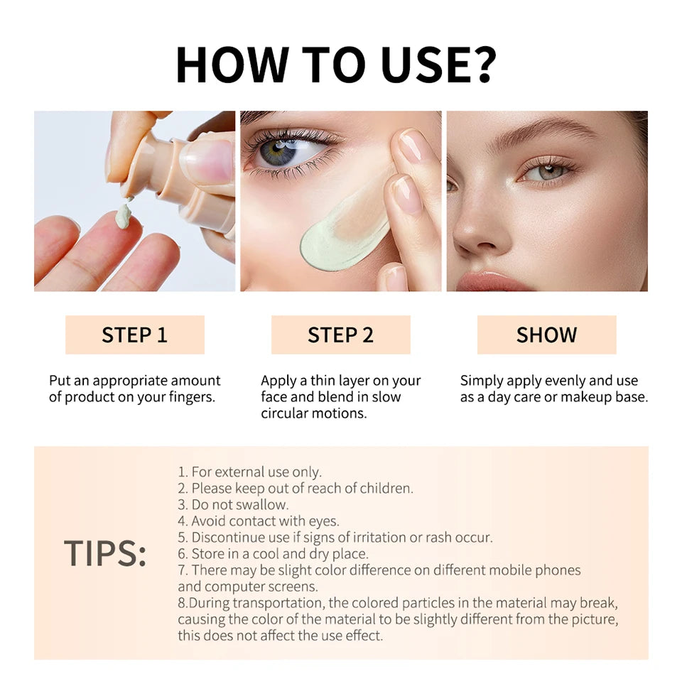 Color-Changing Liquid Foundation for Flawless Skin