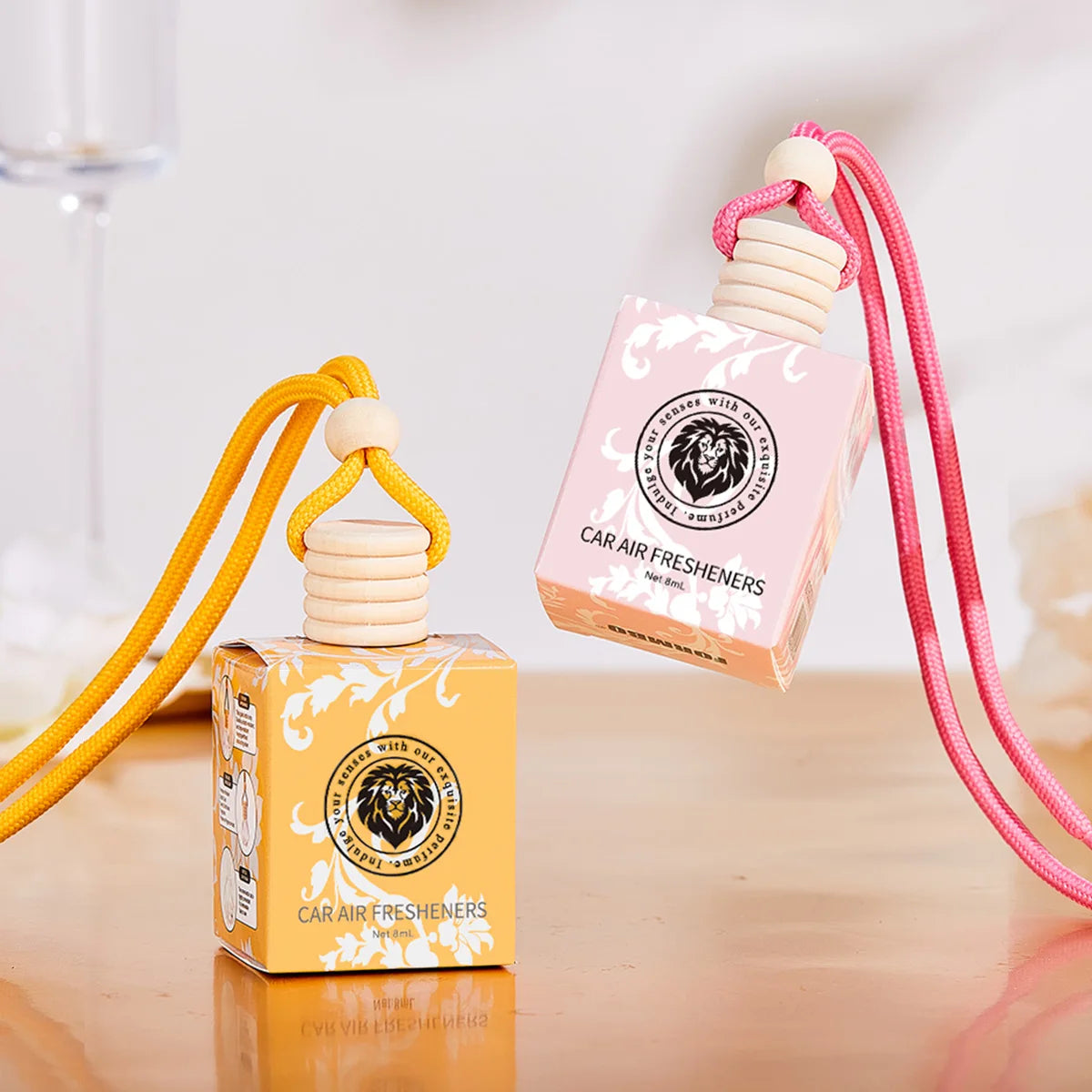 Lion Hanging Car Air Freshener Diffuser