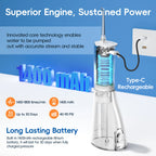 Portable Cordless Water Flosser for Deep Teeth Cleaning