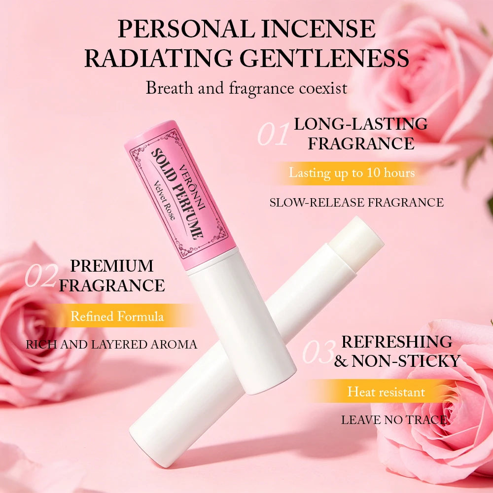 Portable 3-Piece Solid Perfume Stick Set for Long-Lasting Fragrance