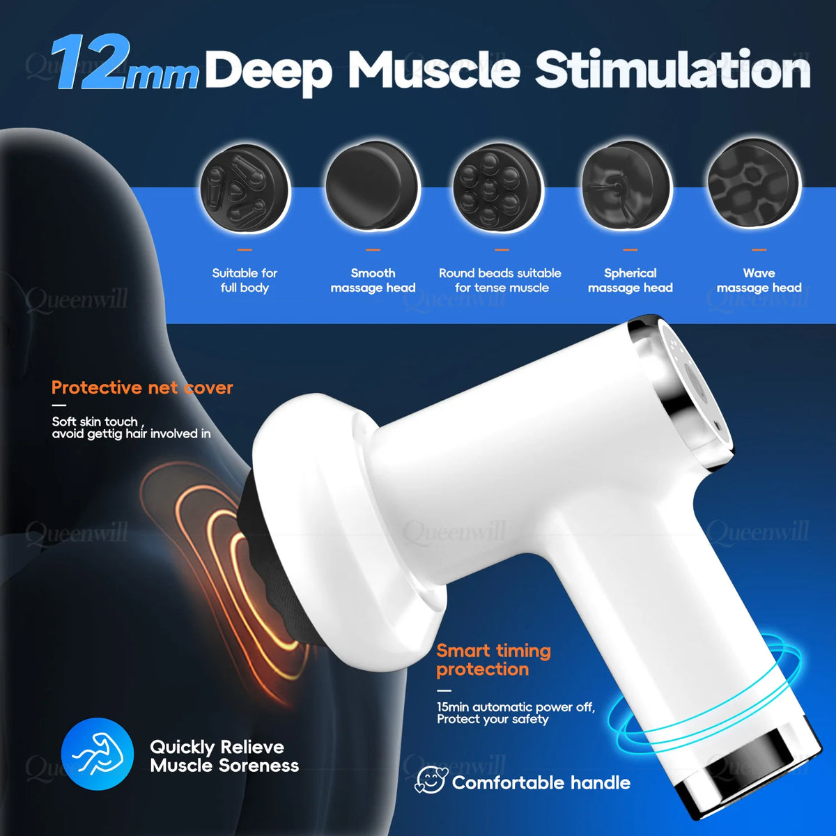 Portable Deep Tissue Body Sculpting Massage Gun