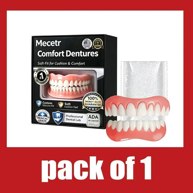 Adjustable Comfort Denture Set for Natural Smile