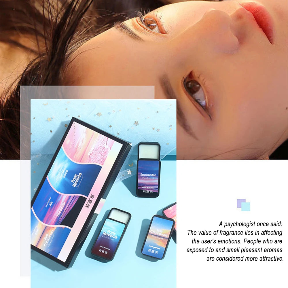Portable Solid Perfume Fragrance Set