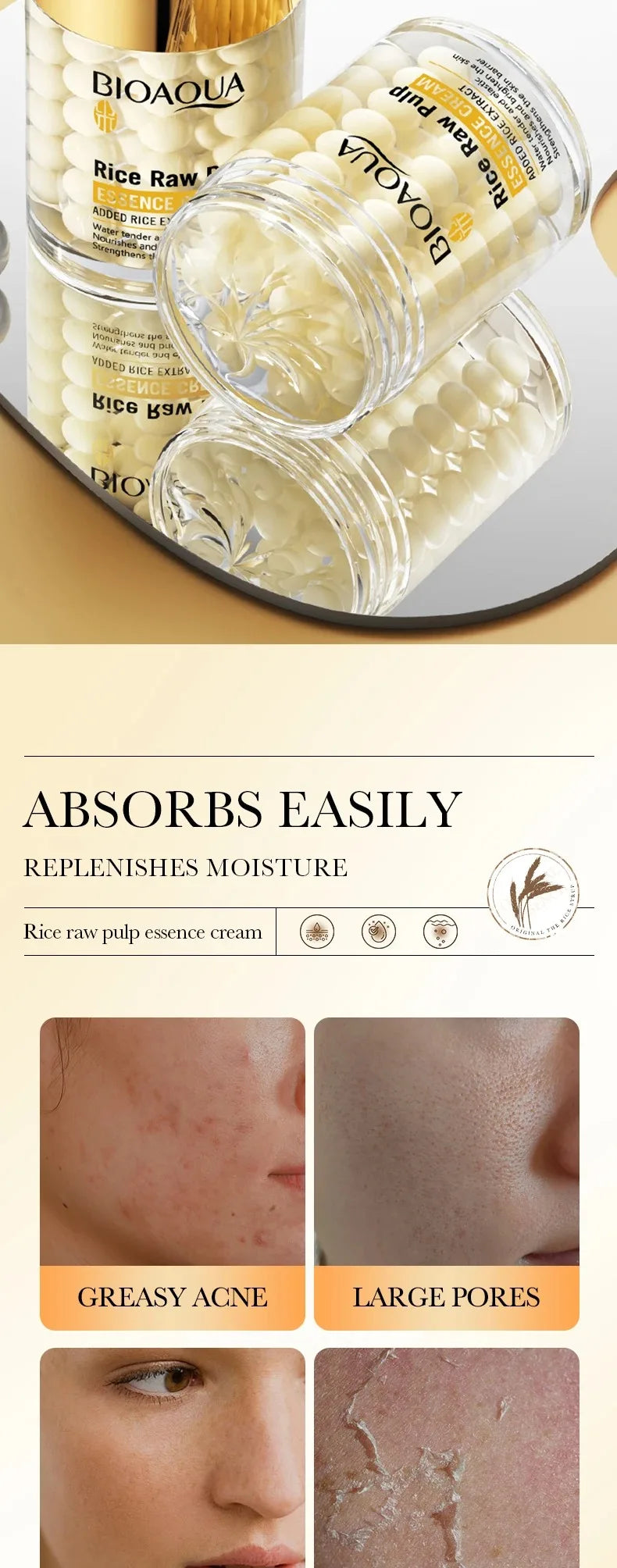 Brightening Rice Extract Face Moisturizer - 8
