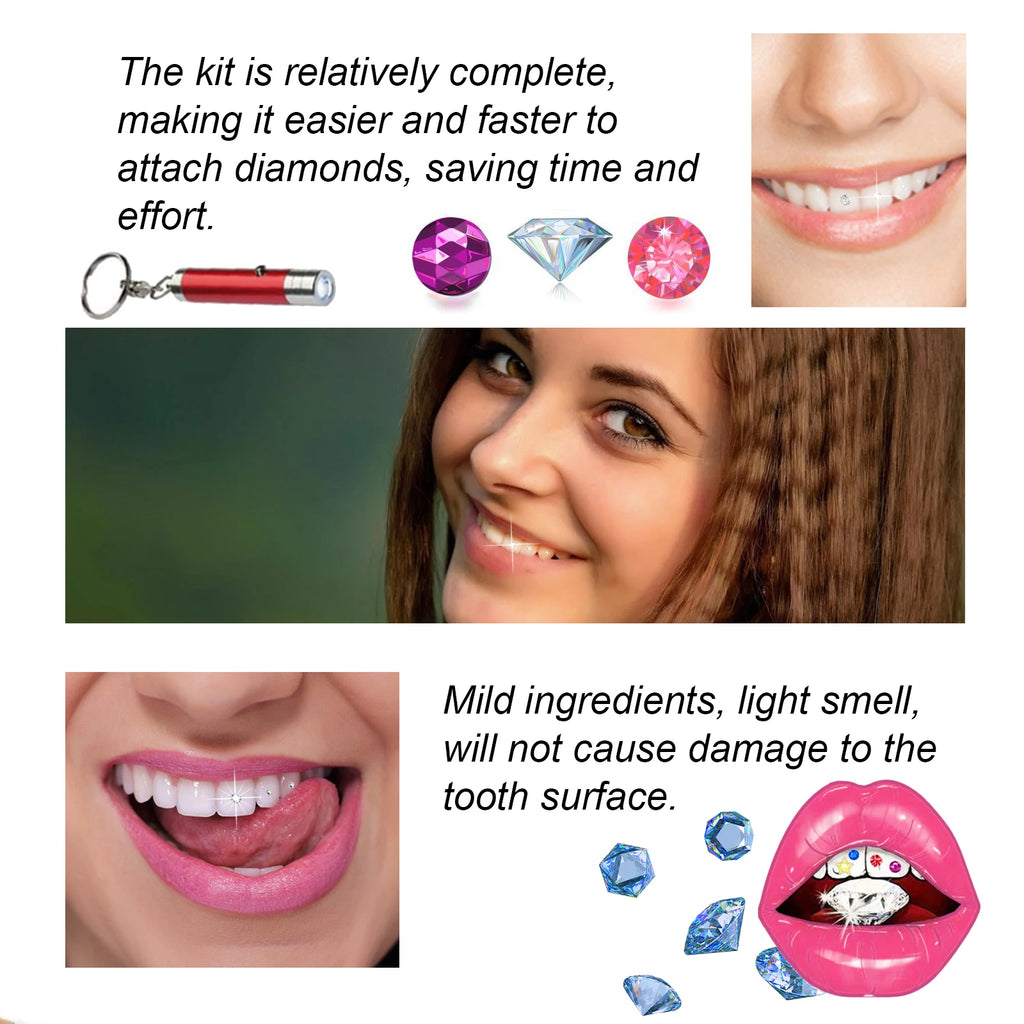 DIY Professional Tooth Gem Kit for Sparkling Dental Jewelry