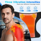 Cordless Heated Shoulder Massage Brace with App Control