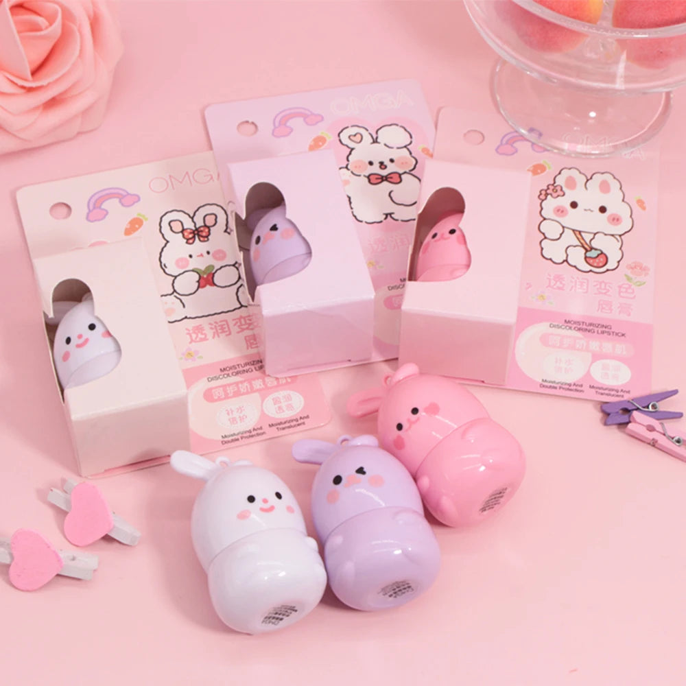 Cute Rabbit Moisturizing Lip Balm for Soft Lips - 2