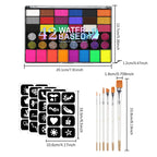 42-Color Professional Face and Body Paint Palette
