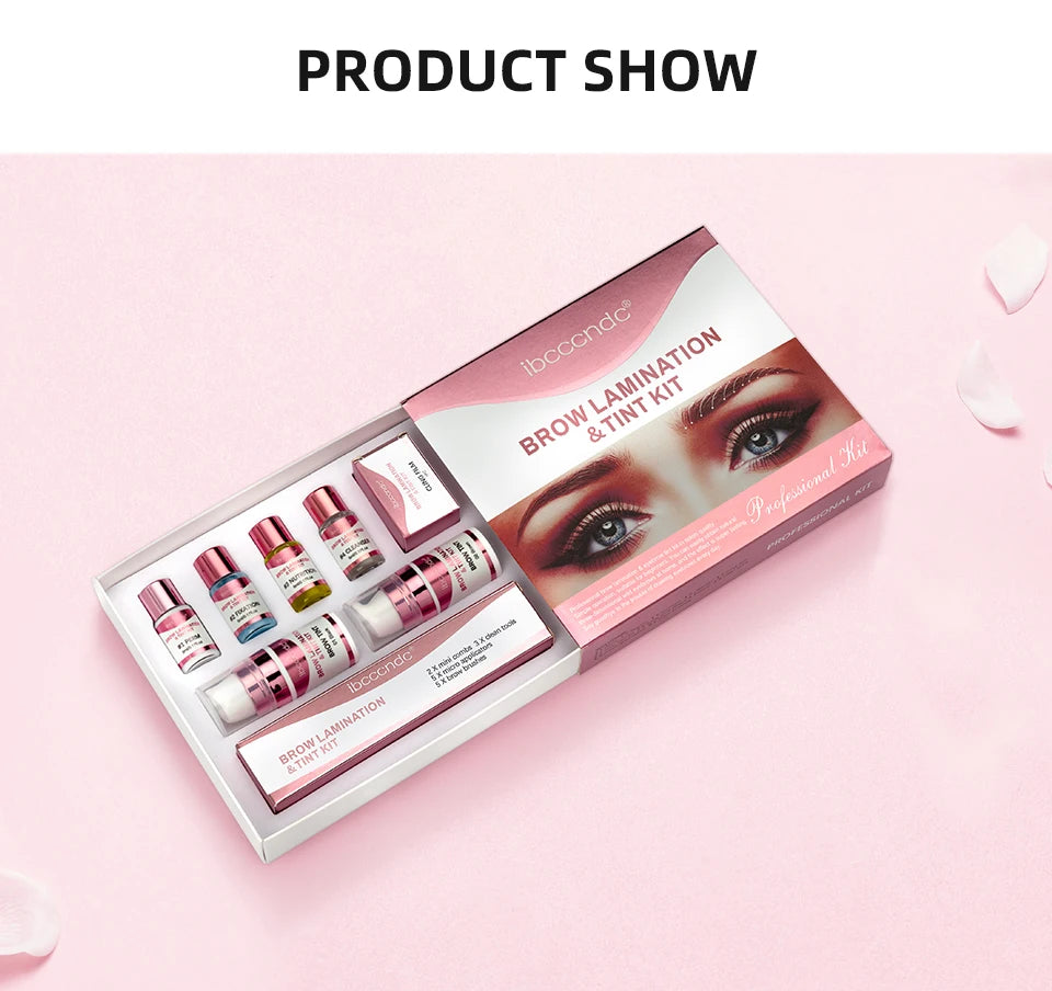 Professional Brow Lamination and Tinting Kit for Perfect Brows