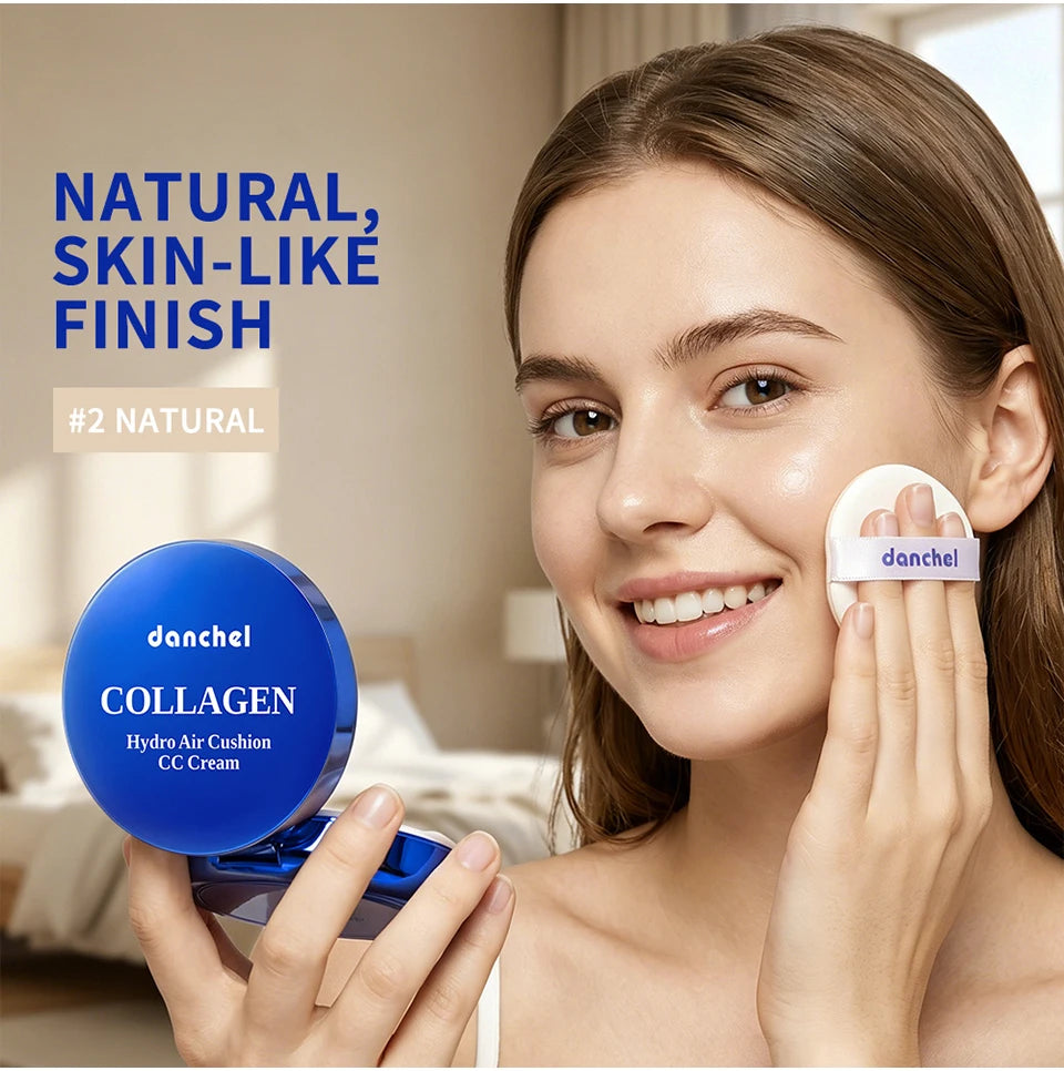 Collagen Hydrating Air Cushion CC Cream for Flawless Dewy Skin