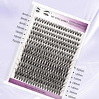 DIY Cluster Eyelash Extension Kit for Natural Wispy Look