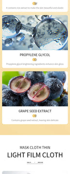 Hydrating Rice Extract Facial Sheet Mask