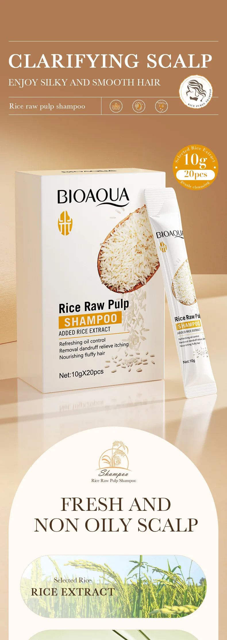 Rice Extract Deep Repair Hair Mask Treatment - 7