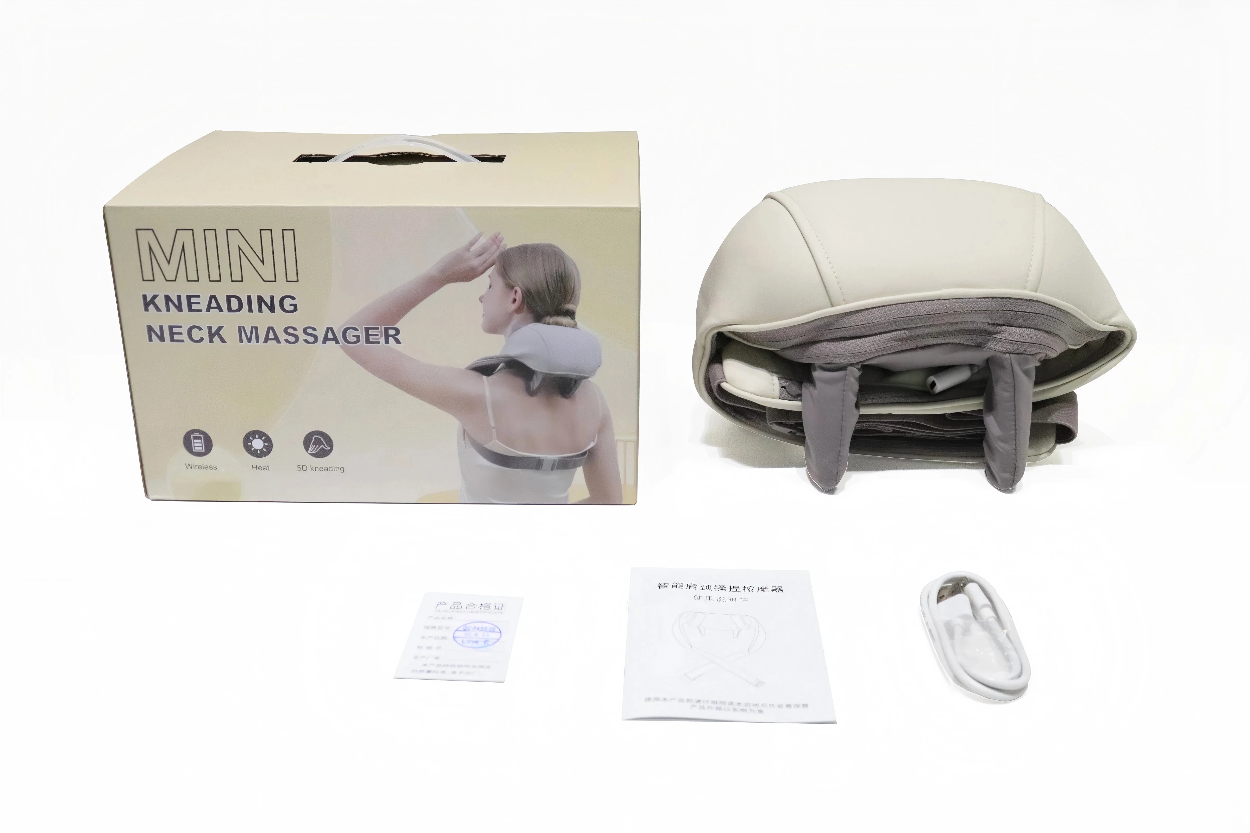 Wireless 6D Neck and Shoulder Deep Tissue Massager with Heat - 21