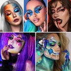 20-Color Professional Face and Body Paint Palette for Cosplay