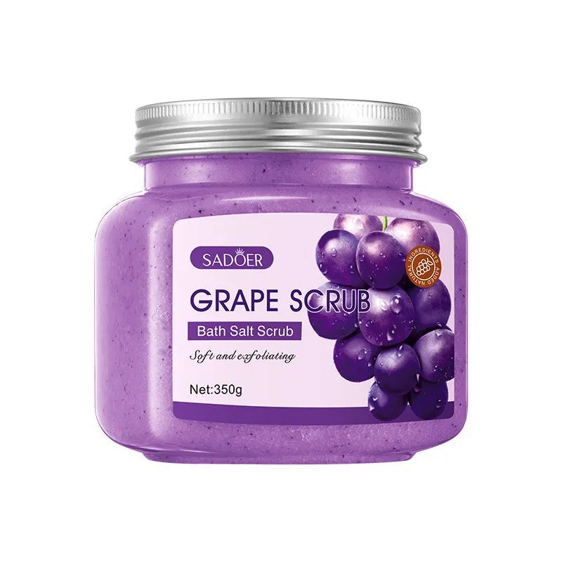 Exfoliating Fruit Bath Salt Body Scrub for Smooth Radiant Skin