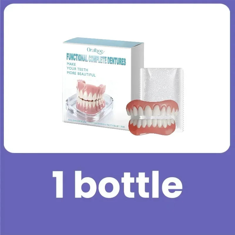 Instant Smile Cosmetic Dentures for Upper and Lower Teeth - 19