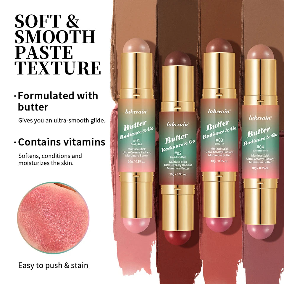 Dual-Ended Cream Bronzer and Blush Stick - 15