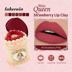 Velvet Matte Strawberry Lip Clay Cream