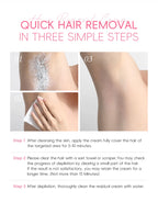 Painless Gentle Hair Removal Cream for Sensitive Skin