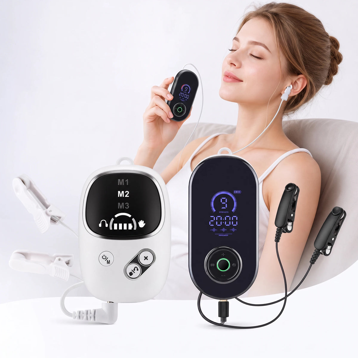 Portable CES Sleep Aid and Anxiety Relief Device